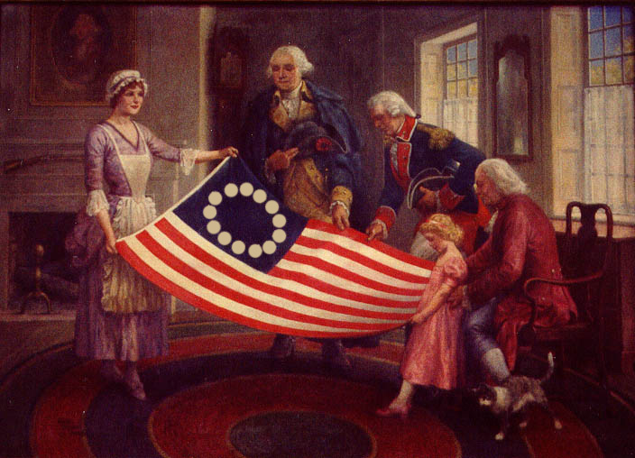 polka dots on flag